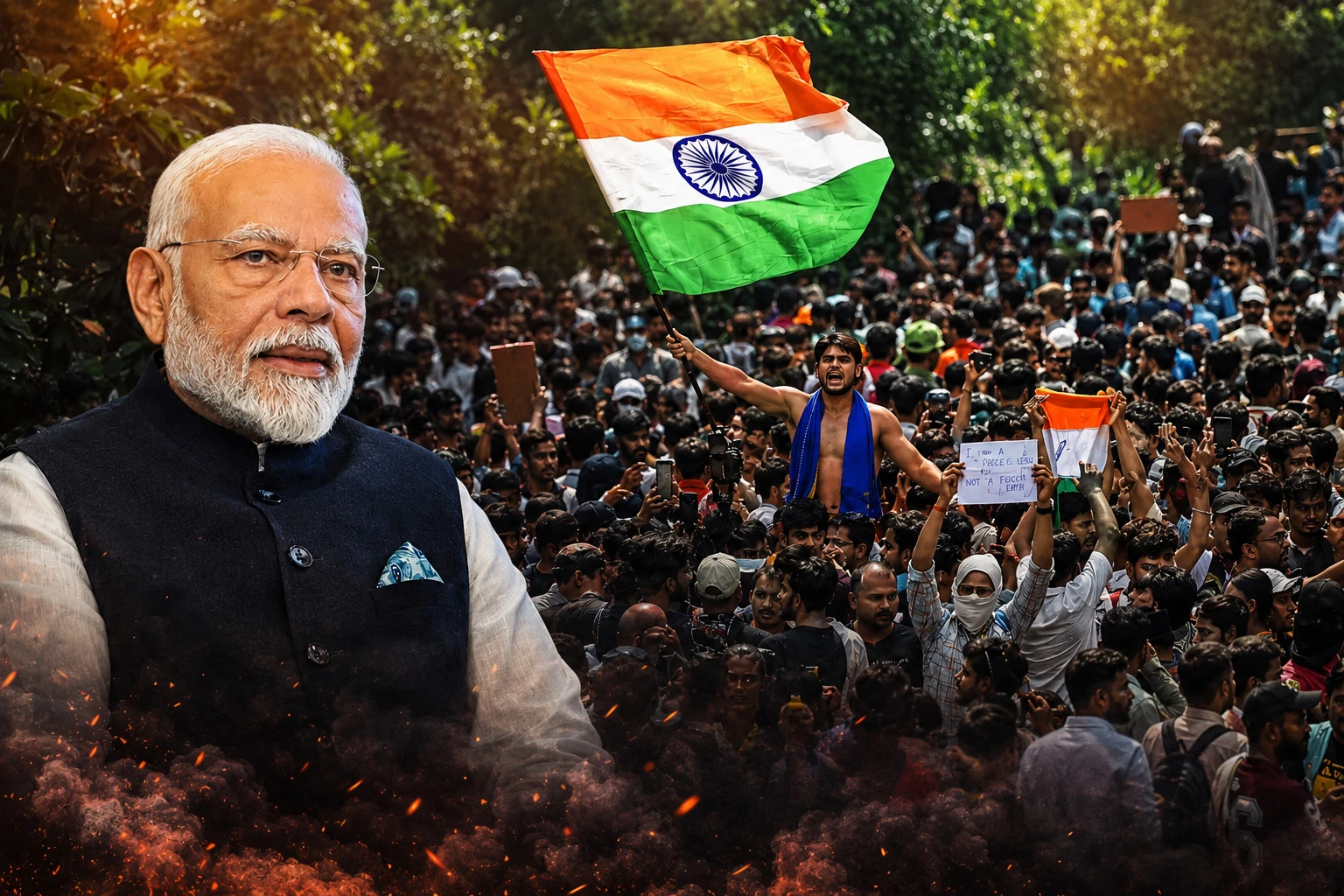 তেলাপোকাদের এখনো সমস্যা মনে করছেন না মোদী