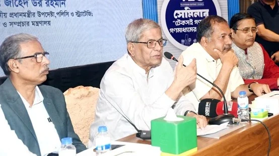 টেকসই গণতন্ত্রের জন্য শক্তিশালী গণমাধ্যমের বিকল্প নেই: মির্জা ফখরুল