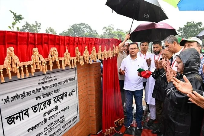 ফেনীতে ১,৫৪২ কোটি টাকার বন্যা নিয়ন্ত্রণ, নিষ্কাশন ও সেচ প্রকল্প উদ্বোধন প্রধানমন্ত্রীর