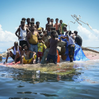 মিয়ানমার থেকে ভেসে আসা শতাধিক রোহিঙ্গা উদ্ধার