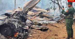মিয়ানমারে আরেকটি জেট হারিয়েছে সরকারি বাহিনী